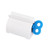 Manual Toothpaste Tube Squeezer Rolling Tube Toothpaste Squeezer Roller for Bathroom Blue