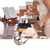 Stainless Steel Slotted Spoon with Folding Handle Kitchen Utensil Cooking Spoon for Cooking and Frying