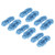 10Pcs Chenille Mop Slippers Multifunction Floor Cleaning Shoes Dust Cleaner AccessoryBlue