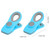 2Pcs Mini Portable Food Sealing Magnetic Clips Snack Food Preservation Bag Clips Kitchen SuppliesBlue