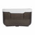 Wall Mounted Tissue Box Waterproof Durable Transparent Plastic Black Tissue Box for Bathroom 22×13×13cm/8.66x5.11x5.11in
