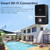 Aoresac Wireless Doorbell Camera with Chime Smart Video Doorbell 480P WiFi Connection IR Night Vision 2-Way Audio Cloud Storage APP Control Built-in Battery