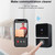 Aoresac Wireless Doorbell Camera with Chime Smart Video Doorbell 480P WiFi Connection IR Night Vision 2-Way Audio Cloud Storage APP Control Built-in Battery
