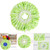 Spinning Mops Head Microfiber Refill Magic Rotating 360° Mop  for  Cleaning(Green White)