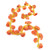 Simulation Maple Leaf Rattan Leaf Green Plant Ceiling Decoration Flower Vine for Air Conditioning Water Pipe