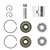 41.1mm Piston Kit Crank Bearing Fit for Poulan 220 221 260 1950 2150 2250 2450 2550