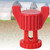 Plastic Screw Nut Set For Ventilation Window Fixing Equipment Farm AccessoriesRed 20Pcs