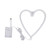 LED Neon Light Heart Shaped Colorful Neon Lights Proposal Birthday Scene Light Decorations Red Light