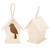 2Pcs Outdoor Hanging Wooden Birdhouse Birds Nesting Box Crafts Ornament Garden Decoration