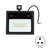 Thin LED Induction Floodlight 50W for Courtyard Corridor 3000K Warm White AC85-265VUK