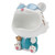Desktop Storage Organizer Cute Tiger Big Mouth Decoration Ornament Resin Candy Bowl Key Storage Bowl Holder for Home Entrance White