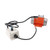 12V Vibration Motor Aluminum Alloy 4000RPM Adjustable Speed Brushless DC Concrete Vibrator for Equipment 30W