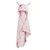 Kids Hooded Blanket Wearable Blanket Soft Cozy Coral Velvet Animal Shaped Cloak for Baby Children Pink Rabbit