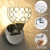 Crystal Wall Sconces Modern Wall Lamp E26 Socket Round Bedroom Bedside Wall Lights Dining Room Hallway Light Fixture