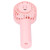3‑Gear Adjustable Fan Portable Handheld Mobile Phone Holder Electric Fan for DormitoryPink