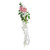 Wedding Chair Back Flower Artificial Lifelike Full Shape Rich Layers Elegant Rose Wedding Party Chair Back Decoration 17045