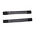 2 Sets Mobile Roller Bracket Furniture Raised Base Moving Wheels for Refrigerator Washing Machine Black