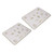2pcs Coffee Mat Prevent Movement Absorbent Coffee Bar Mat Vibration Dampening Waterproof Coffee Maker Mat for Countertops 40x50cm/15.75x19.69in