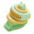 Innovative Cartoon Children's Watch Fan USB Students Portable Small Mini Hand Ring Fan Green