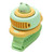 Innovative Cartoon Children's Watch Fan USB Students Portable Small Mini Hand Ring Fan Green