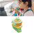 Innovative Cartoon Children's Watch Fan USB Students Portable Small Mini Hand Ring Fan Green