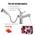 Decdeal Pull Out Kitchen Faucets With 2 Spray Modes Single-Handle 360°Swivel Rotatable Pull Down Bathroom Sink Sprayer Faucets Ceramic Valve Hot and Cold Water Mixer Water Tap