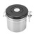Coffee Bean Storage Stainless Steel Airtight Container Coffee with 30ml Spoon Date Tracking Coffee Canister for Store 1.2L Stainless Steel Color