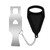 Portable Door Lock Home Security Door Locker Travel Lockdown Locks for Traveling Hotel Home Apartment Black