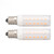 2 Pcs E12 LED Corn Bulbs 2W  LED Light Bulbs 36LEDs Warm Yellow Light with Imitation Flame
