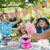 Portable Cotton Candy Machine Desktop Cotton Candy Maker 450W Candy Floss Machine with Splash Prevention Bowl Sugar Scoop 10pcs Candy Sticks for Home Use