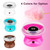 Portable Cotton Candy Machine Desktop Cotton Candy Maker 450W Candy Floss Machine with Splash Prevention Bowl Sugar Scoop 10pcs Candy Sticks for Home Use