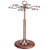 Desktop Iron 6 Bottles Wine Cup Rack Glass Holder Display Shelf Organizer DecorationBronze