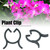200Pcs Durable Plant Clip Flower Stems Vine Support Clips Fixing Tool Garden Accessories20mm