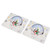 2Pcs Coffee Bar Mat Kitchen Anti Slip Absorbent Mat for Countertops Coffee Machines 3.5mm Christmas Style 1 30x40CM