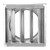 Stainless Steel Air Vent Duct Grill Square Air Outlet Extractor Ventilation Cover