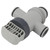 Dual Split Hose Plunger Valve for Intex 11872 Plastic Pool Part Accessory Attachment for Above Ground Pool and Pool Pump Maintenance