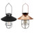 Outdoor Solar Hanging Lanterns Vintage Solar Garden Light with Warm LED Bulbs for Garden Yard Patio Pathway