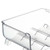 Water Bottle Organizer Transparent Stackable Space Saving Water Bottle Storage Holder Rack for Vacuum Cup 3 Grids