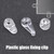 50PCS Glass Retainer Clips Glass Panel Clips Mirror Clips Non Slip Waterproof Transparent Fixed Buckle