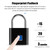 Fingerprint Padlock with USB Charging Ultra-Light Intelligent Safety Electronic Lock for Door, Drawer, Cabinet, Suitcase, Bike