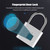 Fingerprint Padlock with USB Charging Ultra-Light Intelligent Safety Electronic Lock for Door, Drawer, Cabinet, Suitcase, Bike