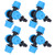 20Pcs Cross Spray Nozzle Irrigation Cross Atomization Micro Nozzle for Lawn Garden Terrace