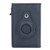 PU Leather Card Holder Anti Theft Swiping Anti Lost Card Case Wallet for IOS Locator Tracking Device Blue