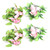 4Strips Artificial Roses Flower DIY Decorating Fake Flower for Wedding Garden Festival