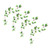 4Strips Artificial Roses Flower DIY Decorating Fake Flower for Wedding Garden Festival