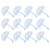 12Pcs Umbrella Shape Candy Box Plastic Candy Case Container Wedding Decoration Party SuppliesBlue