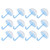12Pcs Umbrella Shape Candy Box Plastic Candy Case Container Wedding Decoration Party SuppliesBlue