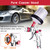 Universal 1.4mm/1.7mm/2.0mm Nozzle Cordless Paint Sprayer for Home Interior House Painting Car DIY Aluminum Alloy Paint Sprayer Gun with 600ml Cup Pressure Valve 10Pcs Disposable Bottles
