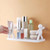 Wall Mounted Shelf Hole Free Installation Small Doll Shape Large Capacity Plastic Stable Load Bearing Storage Rack White