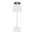 Table Lamp 2000mAh Rechargeable Metal Table Light Decorative Modren Desk Lamp for Bedroom Office Coffee Shop White